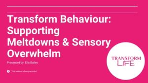 Supporting Meltdown and Sensory Overwhelm